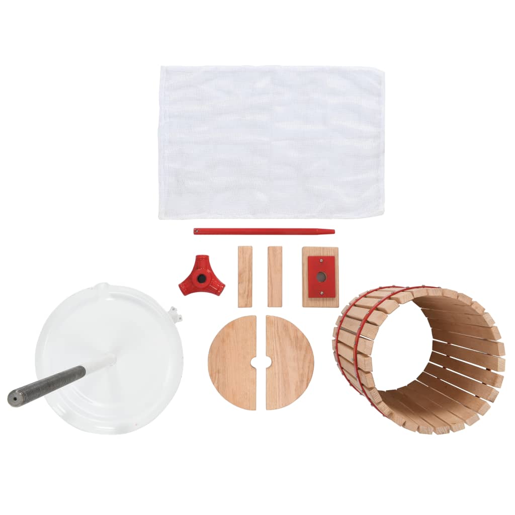 Fruit- en wijnpers met stoffen zak 24L - Tenkitchen.store